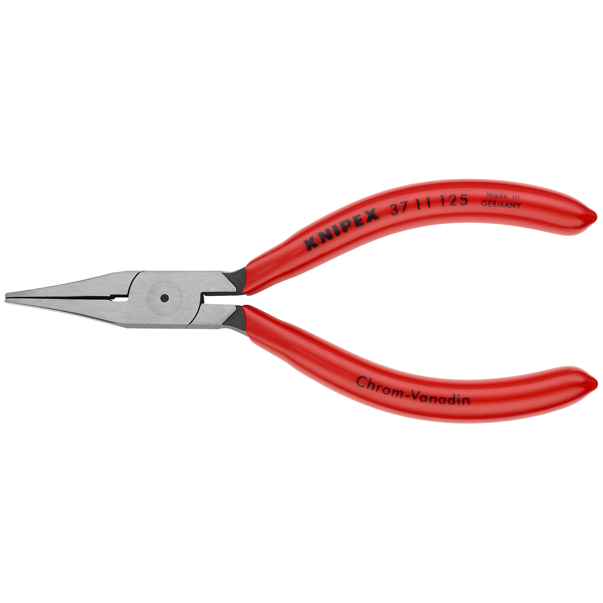 KNIPEX, Electr Gripping Pliers-Flat Wide Tips, 5in., Pieces (qty.) 1 Material Steel, Model# 37 11 125